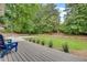Inviting backyard featuring a patio with comfortable seating amid lush greenery at 2592 River Oak Dr, Decatur, GA 30033