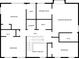 Floor plan displaying the layout of the second floor of the house at 2592 River Oak Dr, Decatur, GA 30033