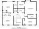 Second floor layout featuring bedrooms, bathrooms, walk-in closets, and laundry room at 2592 River Oak Dr, Decatur, GA 30033