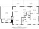 Layout featuring the kitchen, dining room, living room, Gathering room, and outdoor patio spaces at 2592 River Oak Dr, Decatur, GA 30033