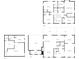 Complete floor plans showing the layout of all levels of the home at 2592 River Oak Dr, Decatur, GA 30033
