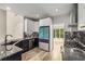 Beautiful kitchen with modern stainless appliances, wood floors, and granite countertops at 600 Oakmont Hl, Duluth, GA 30097