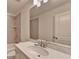Bathroom featuring a modern vanity and shower/tub combo at 1200 Bar Harbor Pl, Lawrenceville, GA 30044