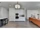 Open floorplan featuring a kitchen with stainless steel appliances and living room at 1200 Bar Harbor Pl, Lawrenceville, GA 30044