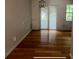 Dining area featuring hardwood floors and glass sliding doors, flooding the space with natural light at 279 Fairview Dr, Dallas, GA 30157