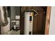 Well-maintained utility room with water heater and HVAC unit at 279 Fairview Dr, Dallas, GA 30157