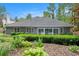Rear exterior view of home showing backyard, patio, and tidy landscaping at 703 Kirkwood Cir, Woodstock, GA 30189