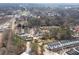 Aerial view of a modern townhouse community close to downtown Woodstock, Georgia at 101 Pearl St, Woodstock, GA 30188