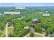 Aerial view of the home shows easy access to Flat Rock Elementary School and Kelly Lake in Lithonia, GA at 5200 Beechwood Forest Ct, Lithonia, GA 30038