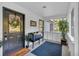 Charming front porch featuring a decorated entrance, a bench, and a pleasant atmosphere at 54 Mildred Ct, Dallas, GA 30157