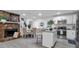 Well-designed kitchen showcases white cabinets, stainless steel appliances, and adjacent dining area at 54 Mildred Ct, Dallas, GA 30157