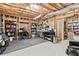 Unfinished basement with workbench at 6069 Queens River Dr, Mableton, GA 30126
