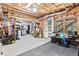 Unfinished basement featuring open space and natural light through a window at 6069 Queens River Dr, Mableton, GA 30126