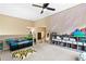 Bright bonus room with built in storage, a ceiling fan, and plenty of natural light at 6069 Queens River Dr, Mableton, GA 30126