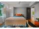 Bright bedroom featuring hardwood floors, neutral walls, and modern decor at 670 Parker Ave, Decatur, GA 30032