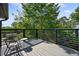Relaxing deck space offering wooded views, and outdoor seating at 670 Parker Ave, Decatur, GA 30032
