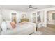 Comfortable main bedroom featuring modern decor and an ensuite bathroom at 1091 Pine St, Conyers, GA 30012