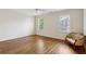 Empty bedroom with hardwood floors, neutral paint and natural light at 3499 Paces Ferry Se Cir, Smyrna, GA 30080