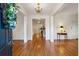 Bright foyer features hardwood floors, elegant trim, and open sightlines to the rest of the home at 3499 Paces Ferry Se Cir, Smyrna, GA 30080