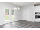 Eat-in dining area featuring access to backyard and stainless appliances at 407 Newland Way, Acworth, GA 30102