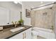Stylish bathroom with modern fixtures, including a tiled shower and sleek vanity, providing a spa-like experience at 1836 Memorial Dr # 303, Atlanta, GA 30317