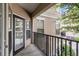 Cozy balcony with black metal railing, offering fresh air and outdoor living space at 1850 Cotillion Dr # 4218, Atlanta, GA 30338