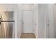Efficient kitchenette featuring stainless steel appliances and a clean, modern design at 1850 Cotillion Dr # 4218, Atlanta, GA 30338