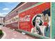 Close-up of vintage Coca-Cola advertisement painted on the side of a brick building at 608 Belshire Dr, Acworth, GA 30102