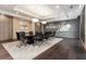 Elegant conference room with large table, comfortable seating, and built in storage at 3481 Lakeside Ne Dr # 1103, Atlanta, GA 30326