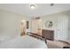 Cozy bedroom with a decorative dresser, a full sized bed and ample closet space at 2715 Woods Ridge Dr, Alpharetta, GA 30022
