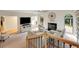 Spacious living room with fireplace, TV and comfortable seating arrangement at 2715 Woods Ridge Dr, Alpharetta, GA 30022
