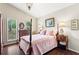 Bright bedroom with natural light, hardwood floors, and tasteful decor at 4040 Summit Dr, Marietta, GA 30068