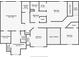 Layout with a primary bedroom, two standard bedrooms, primary bathroom and additional bathroom, and closets at 1411 Primrose Park Rd, Sugar Hill, GA 30518