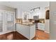 Functional kitchen featuring white cabinetry, granite countertops, and stainless steel appliances at 1101 Collier Rd # K2, Atlanta, GA 30318