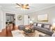 Bright living room showcasing hardwood floors and comfortable seating arrangement at 1101 Collier Rd # K2, Atlanta, GA 30318