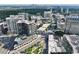 Aerial of condos and city skyline features luxury living with stunning views and amenities at 3107 Peachtree Ne Rd # 2003 Aka Ph3, Atlanta, GA 30305