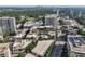 Aerial view of the community showcasing modern buildings, lush greenery, and a vibrant urban landscape at 3107 Peachtree Ne Rd # 2003 Aka Ph3, Atlanta, GA 30305