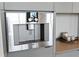 Built-in coffee station featuring Gaggenau coffeemaker at 3107 Peachtree Ne Rd # 2003 Aka Ph3, Atlanta, GA 30305