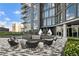 Stylish courtyard with comfortable seating and a serene atmosphere, perfect for outdoor relaxation at 3107 Peachtree Ne Rd # 2003 Aka Ph3, Atlanta, GA 30305
