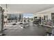 Bright gym with a variety of equipment and floor to ceiling windows that features beautiful city views at 3107 Peachtree Ne Rd # 2003 Aka Ph3, Atlanta, GA 30305