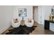 Bright living room with unique decor and comfortable seating at 3107 Peachtree Ne Rd # 2003 Aka Ph3, Atlanta, GA 30305