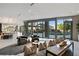 Upscale resident lounge with luxury seating and floor-to-ceiling windows that provide great views at 3107 Peachtree Ne Rd # 2003 Aka Ph3, Atlanta, GA 30305