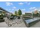 Modern patio with comfortable seating, garden features, and beautiful water elements at 3107 Peachtree Ne Rd # 2003 Aka Ph3, Atlanta, GA 30305