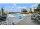 Rooftop pool with lounge chairs and city views, great for enjoying sunny days at 3107 Peachtree Ne Rd # 2003 Aka Ph3, Atlanta, GA 30305