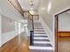 Grand foyer with hardwood floors, elegant staircase, and open layout welcomes you home at 3017 Lana Ln, Marietta, GA 30066