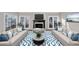 Inviting living room with stylish furniture, fireplace, and large windows at 3017 Lana Ln, Marietta, GA 30066