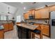 Spacious kitchen with granite countertops, stainless steel appliances, and center island at 3480 Arbroath Dr, Douglasville, GA 30135
