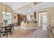 Bright kitchen and breakfast nook with tile flooring and stainless steel appliances at 3865 Pointer Rd, Loganville, GA 30052