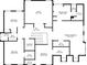 Detailed floor plan showcasing bedrooms, bathrooms, walk-in closets, laundry, and hall layouts at 4815 Westgate Drive, Cumming, GA 30040