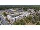 Aerial view showcases the property's community, school, and central location at 58 Canton St # 410, Alpharetta, GA 30009